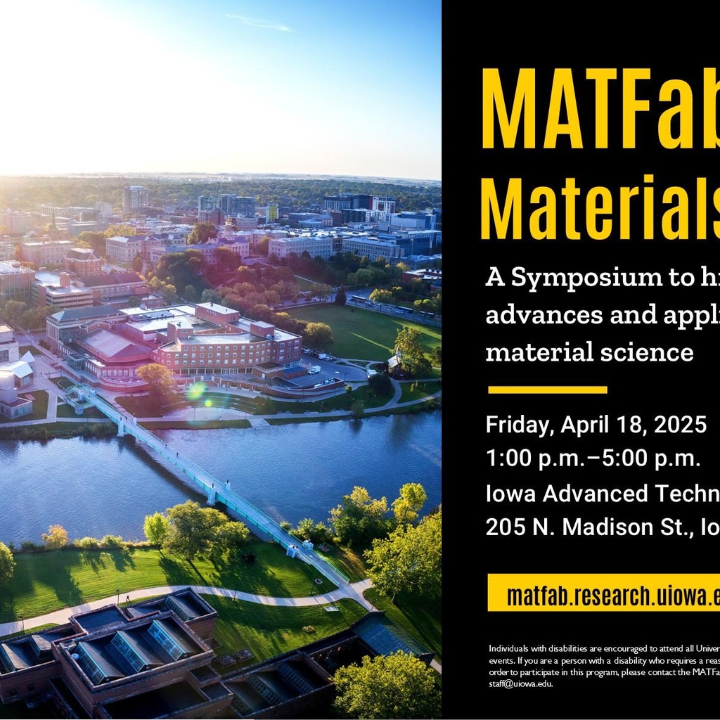 MATFab Materials Frontier Symposium promotional image