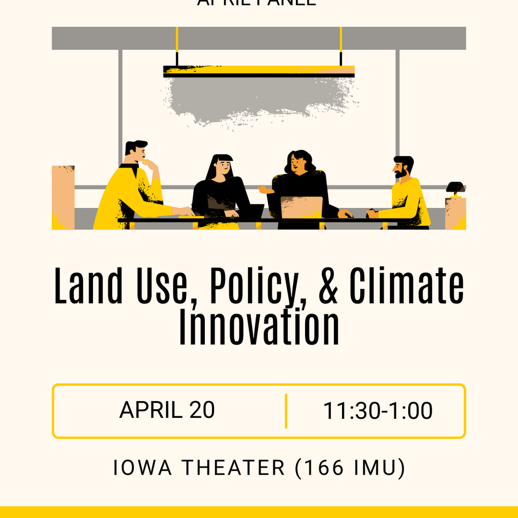 Sustainability Lecture Series: Land Use, Policy, and Climate Innovation promotional image